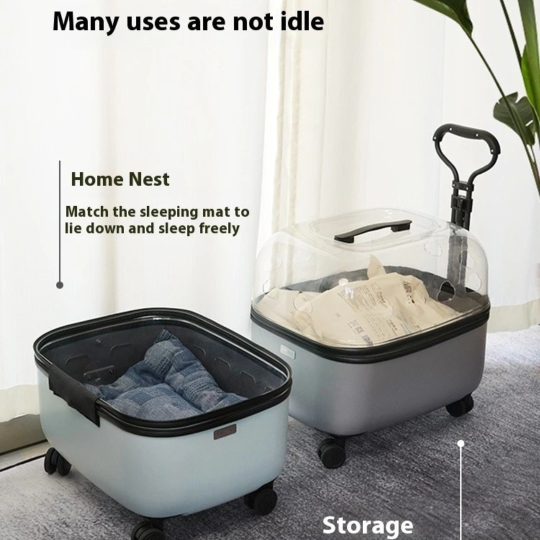 Stroller MOOQU Pet Cart Extra Large Trolley Box