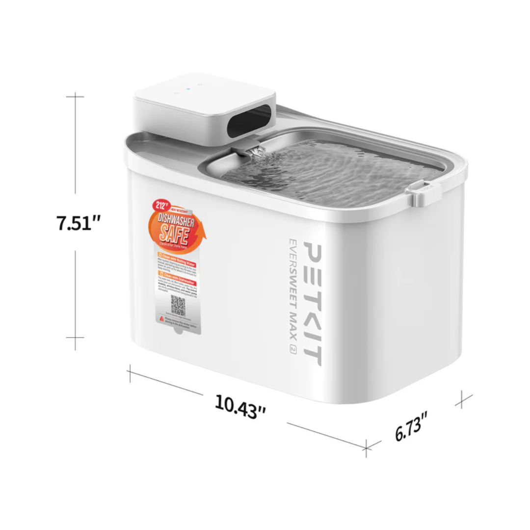 ePetz PETKIT EVERSWEET MAX 2 UVC Smart Pet Drinking Fountain (Cordless)