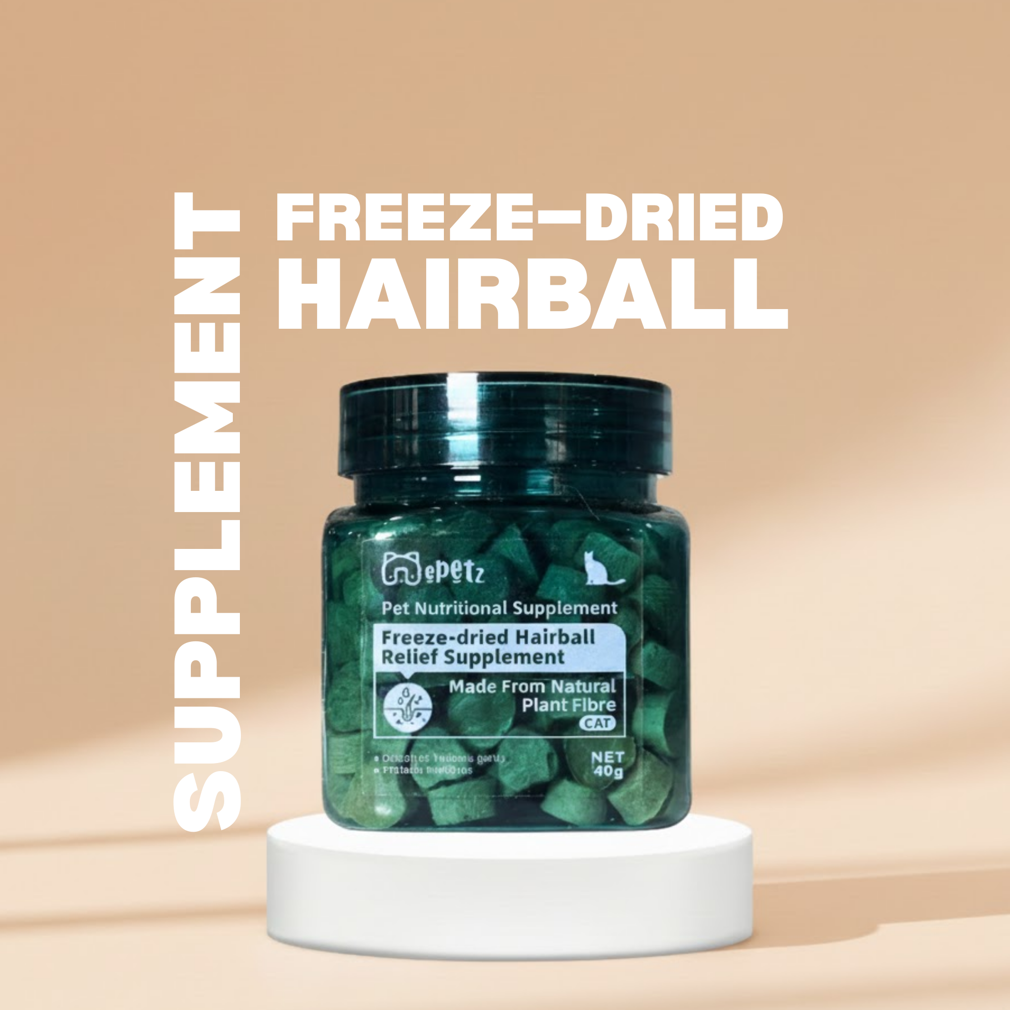 Freeze-dried Hairball Relief Supplement