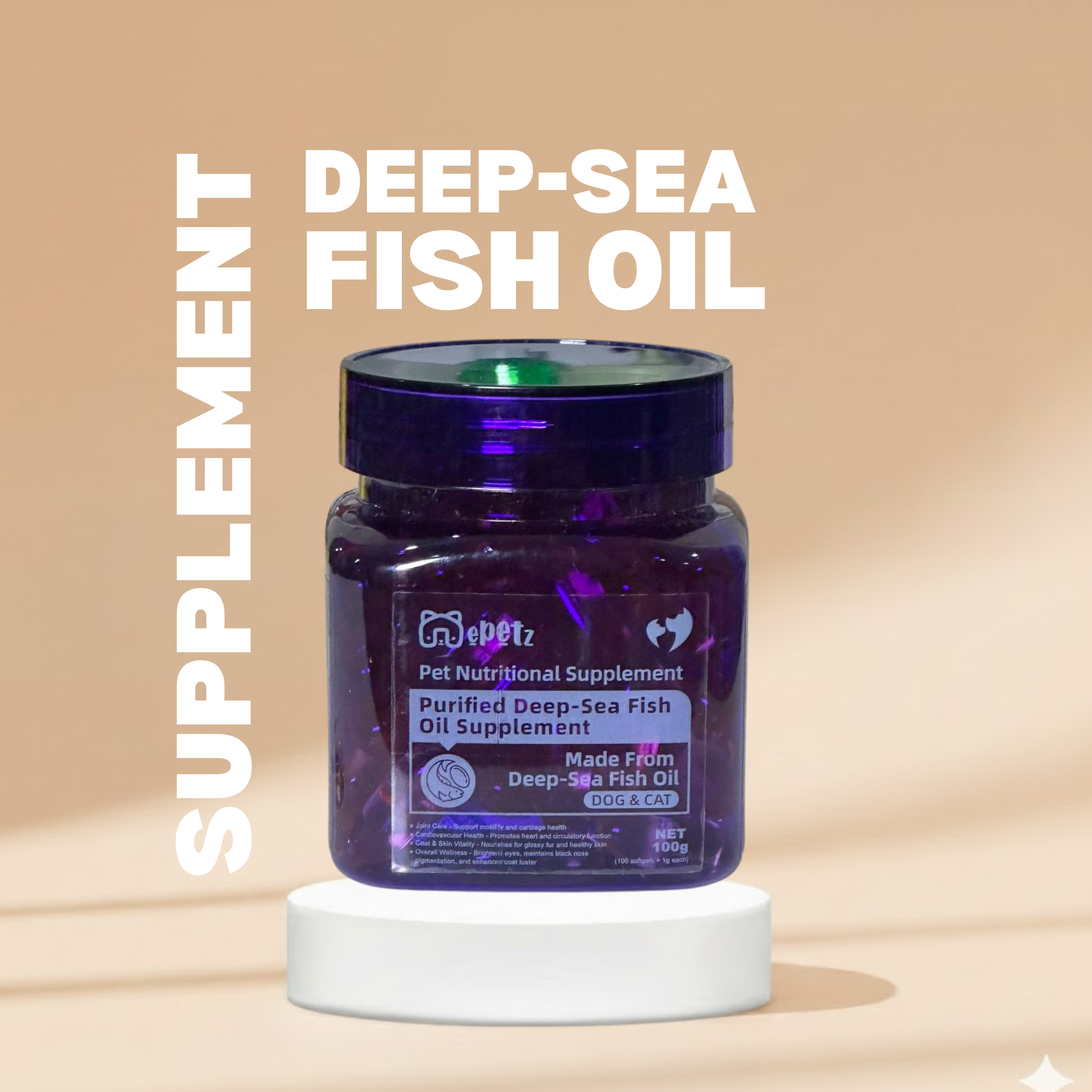 ePetz Fish Oil Supplement for Cat & Dog