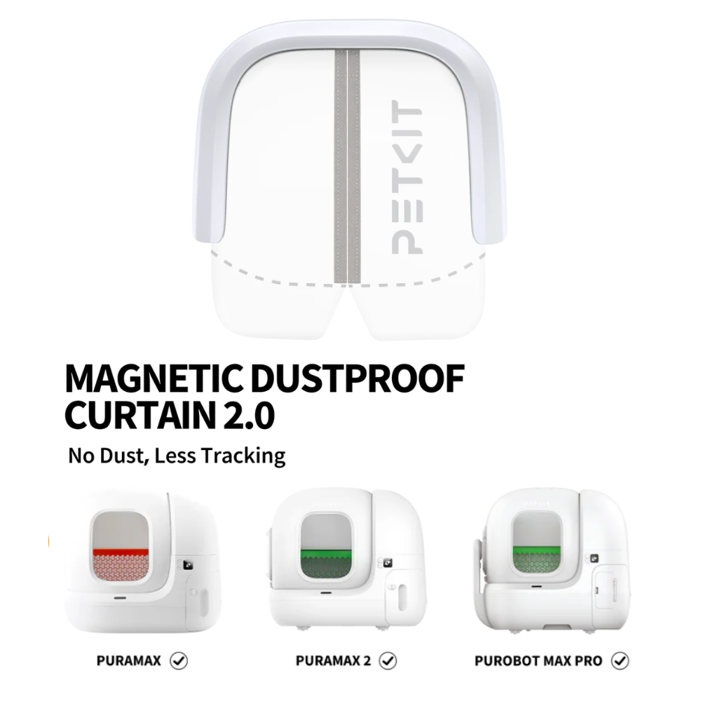 PETKIT Magnetic Dustproof Curtain 2.0 for PURAMAX 2/PUROBOT MAX PRO