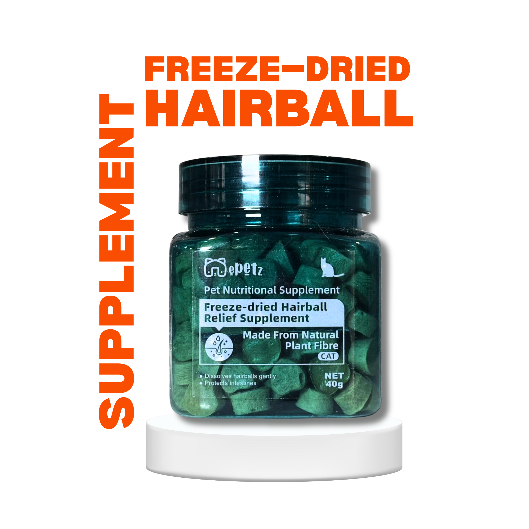 Freeze-dried Hairball Relief Supplement