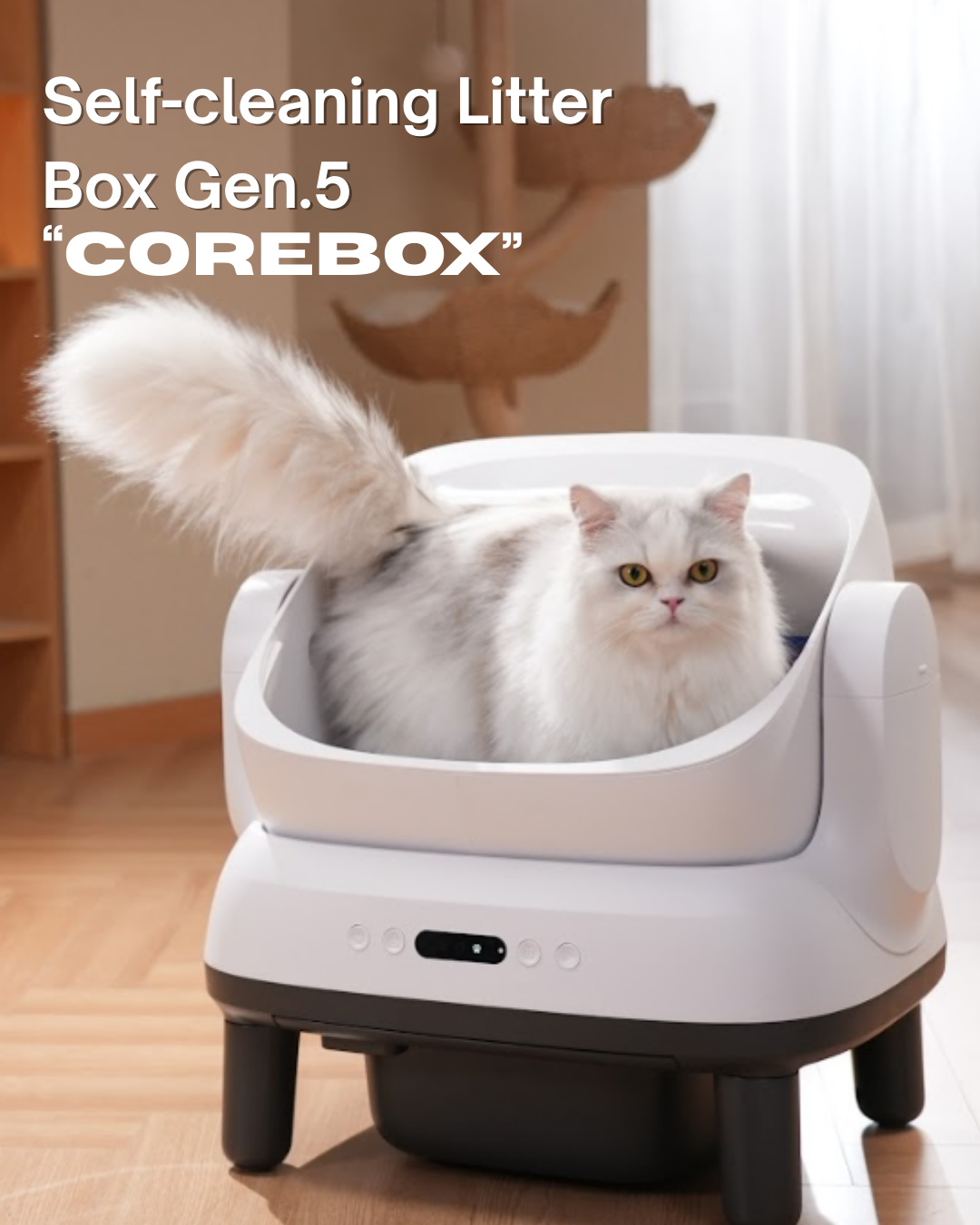 PETREE Gen 5 “Corebox” Automatic Self-Cleaning Cat Litter Box