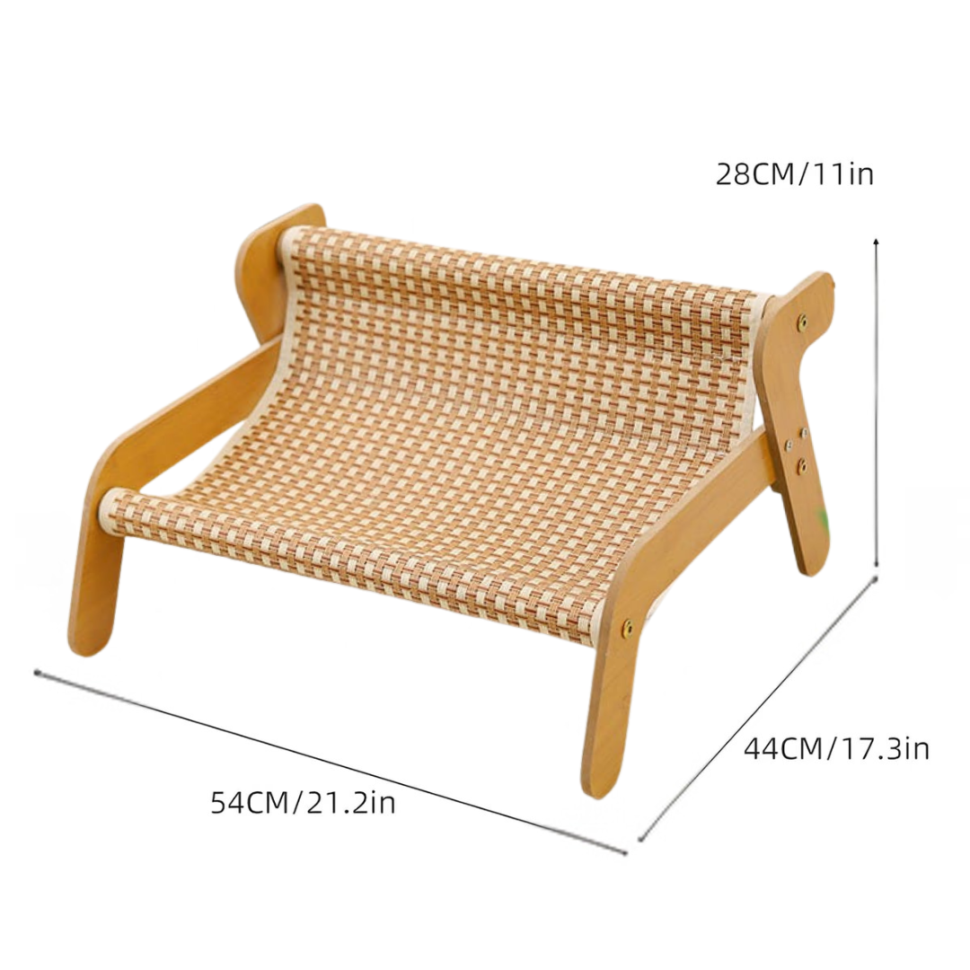 Epetz Rattan Washable Cat Sofa Basket