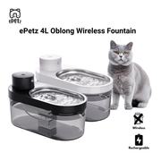 ePetz 4L Cordless & Rechargeable Sensor Pet Water Fountain