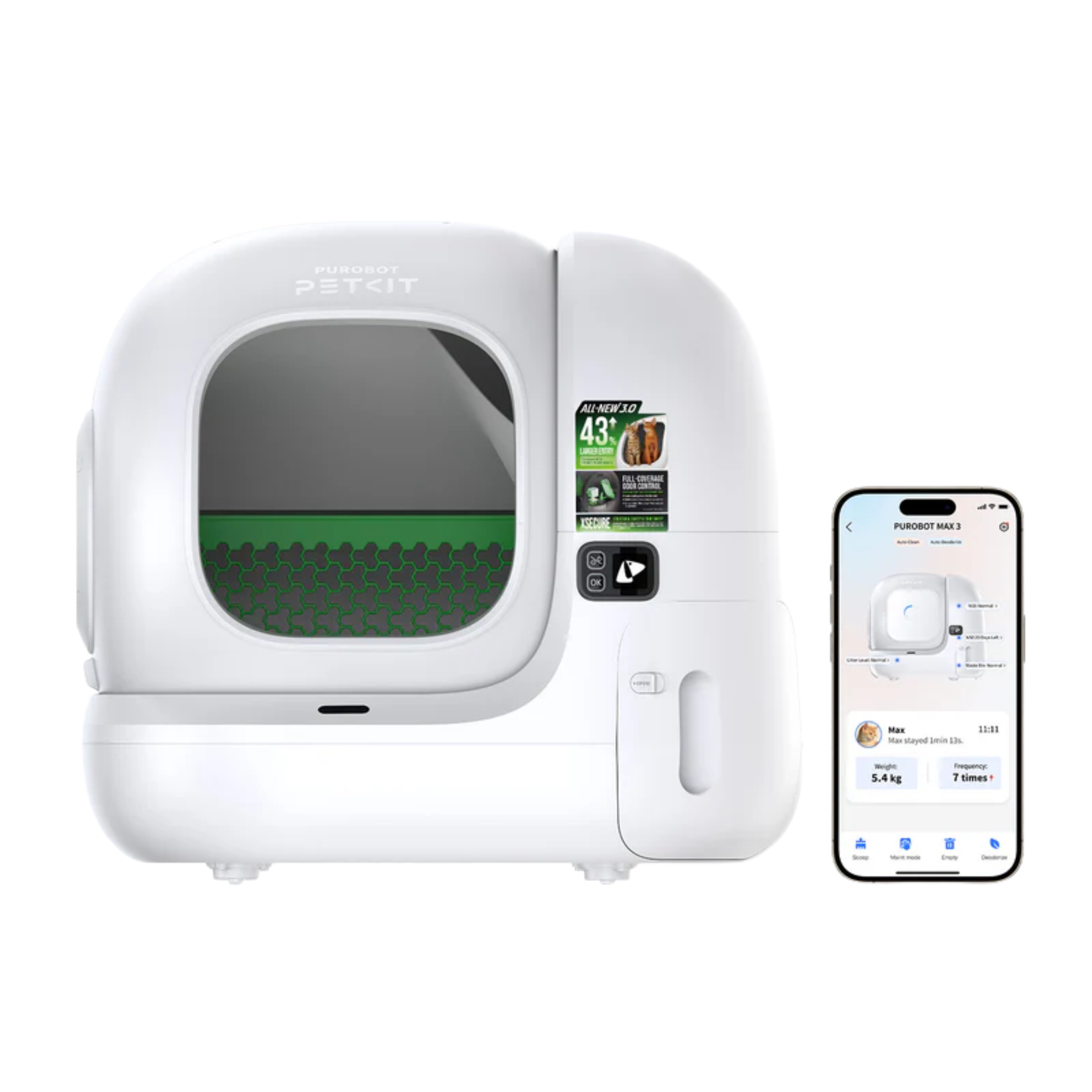 PETKIT PUROBOT MAX 3 Self-Cleaning Cat Litter Box