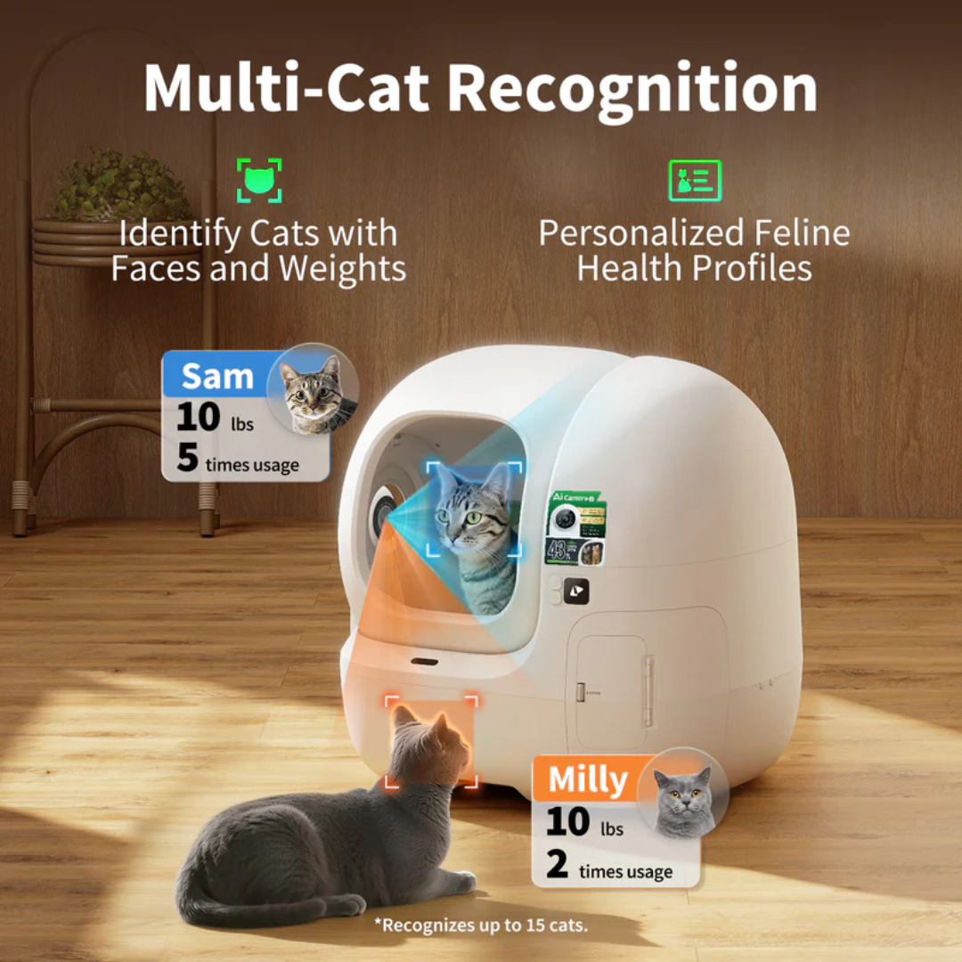 PETKIT PUROBOT MAX PRO 2 Self-Cleaning Cat Litter Box with Camera