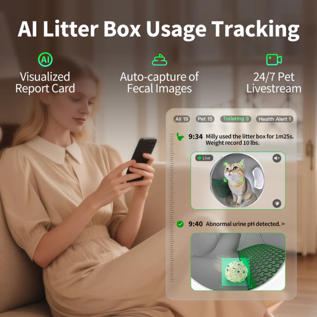 PETKIT PUROBOT MAX PRO 2 Self-Cleaning Cat Litter Box with Camera