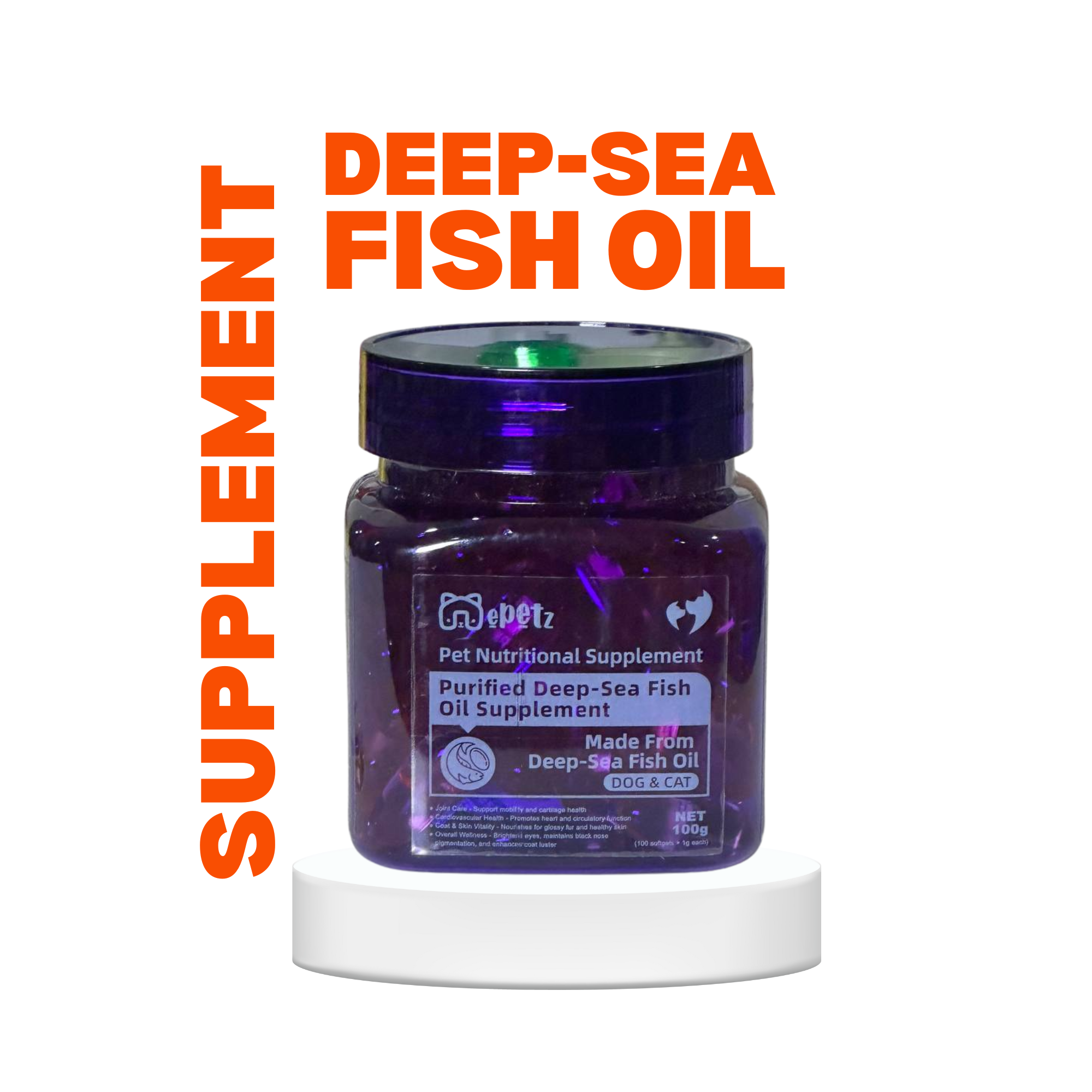 ePetz Fish Oil Supplement for Cat & Dog