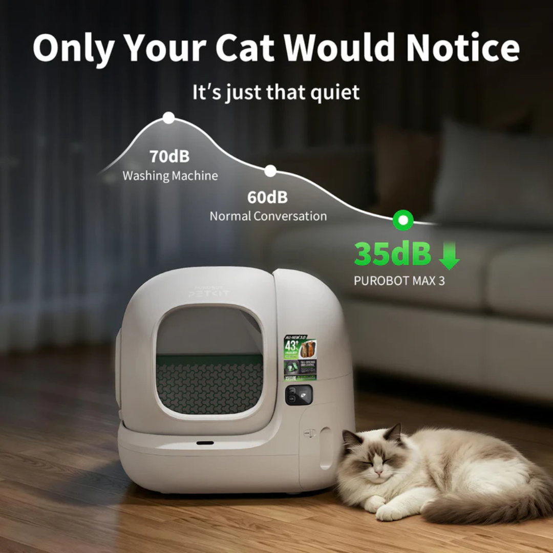 PETKIT PUROBOT MAX 3 Self-Cleaning Cat Litter Box