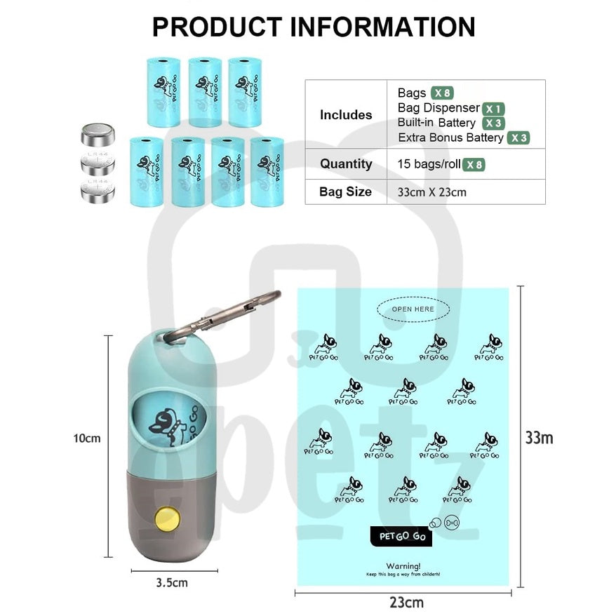 Pet Garbage Bag Eco Friendly Biodegradable Dog Poop Bags Cat Litter Toilet Bag Kucing Disposal Refil Rolls 可降解宠物垃圾袋