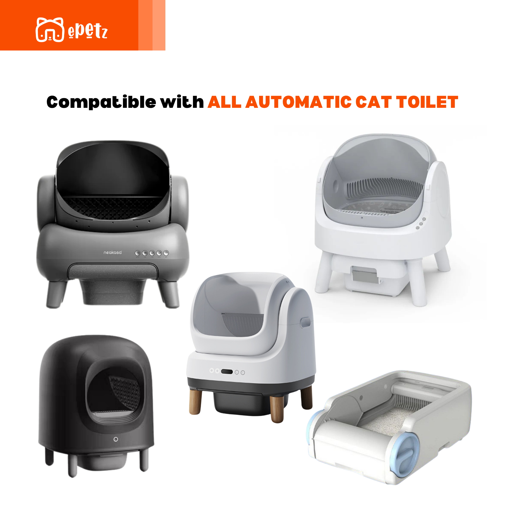 ePetz Tea Flavour Short Cut Tofu Cat Litter - Eco Friendly, Flushable, Super Clumping, Odour Control | Pasir Kucing Tofu