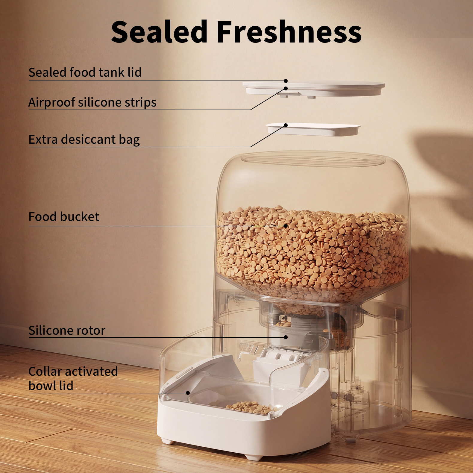Honey Guardian 4.6L RFID App Automatic Feeder