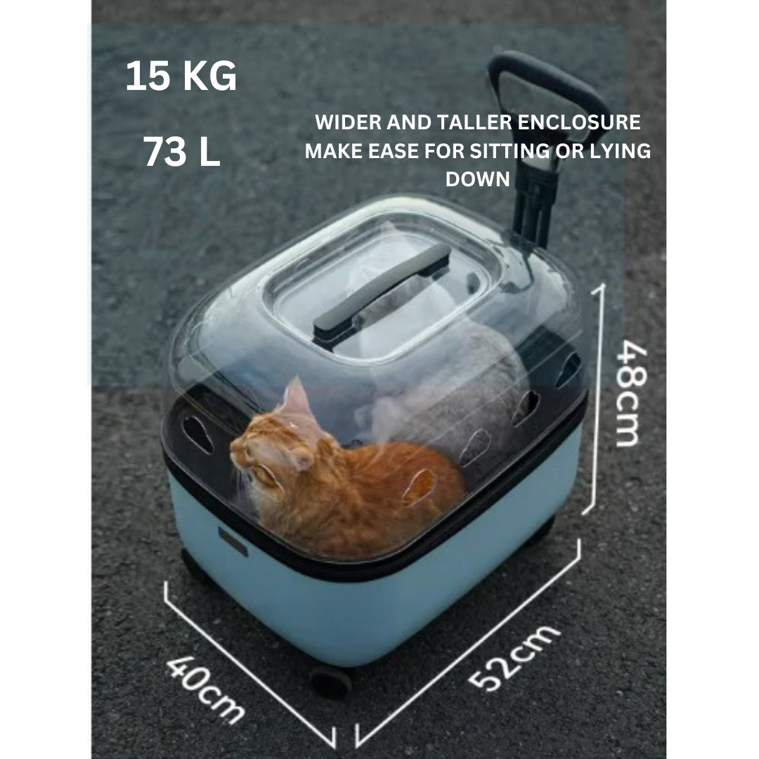 Stroller MOOQU Pet Cart Extra Large Trolley Box