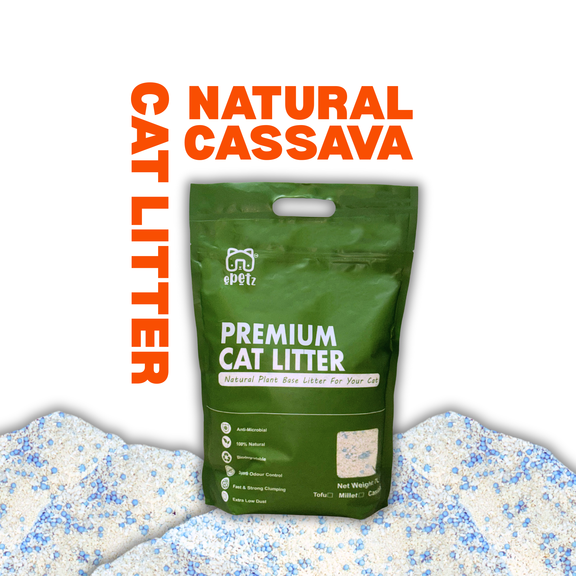ePetz Cassava Cat Litter