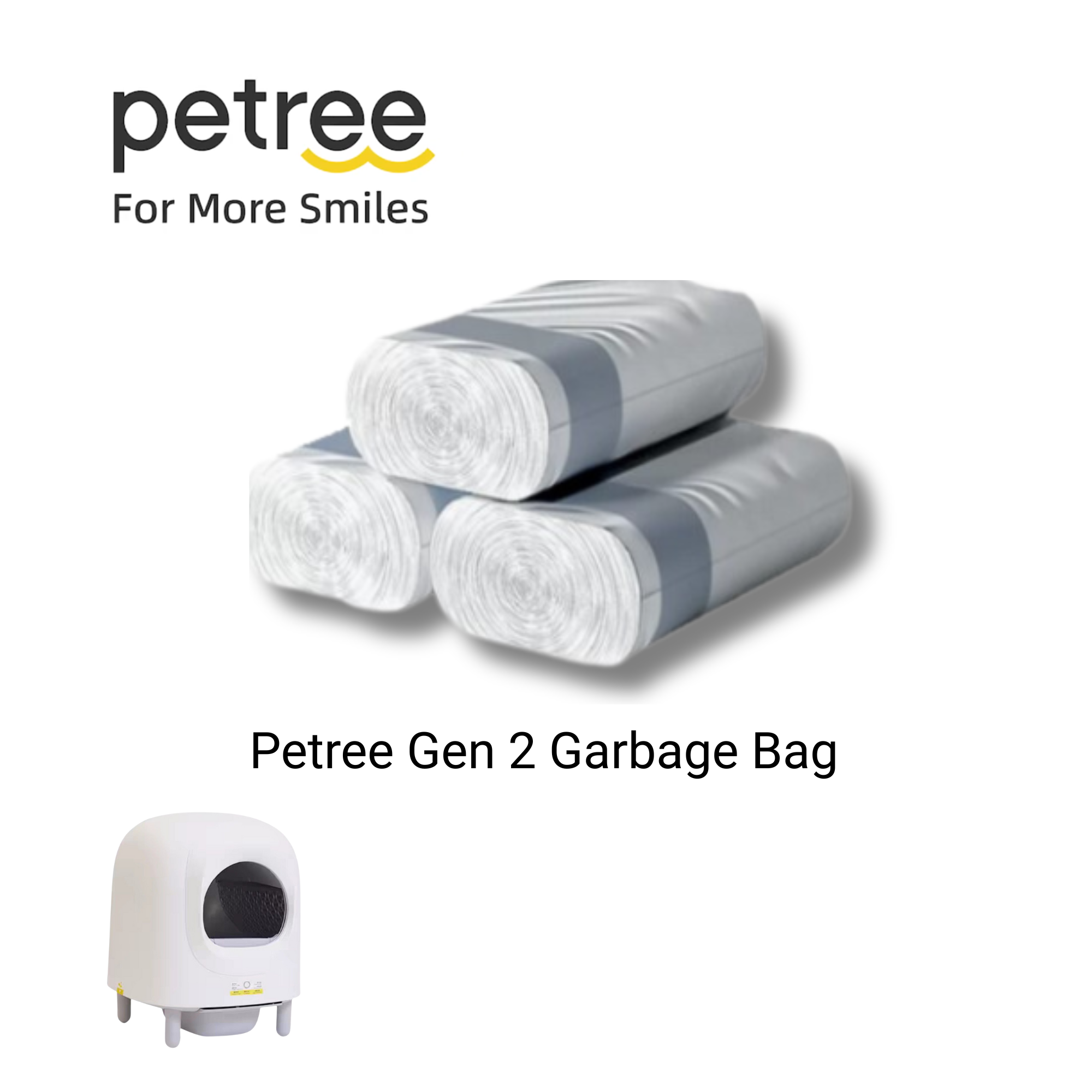 PETREE Automatic Cat Toilet Accessories Garbage Bag