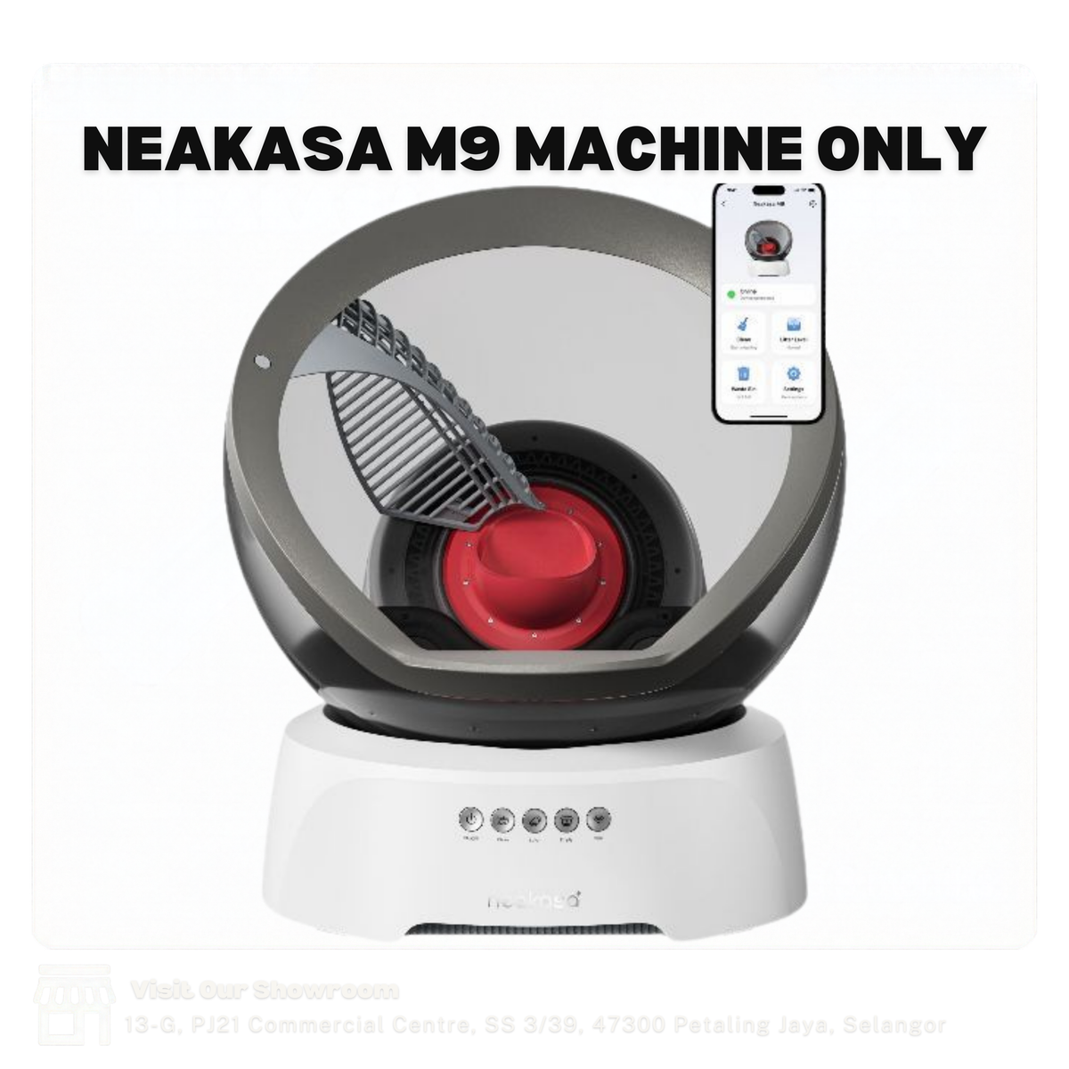 Neakasa M9 Open-Top Automatic Cat Litter Box | Self Cleaning Cat Toilet | Tandas Kucing Automatik | Smart Open Top