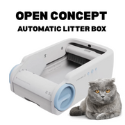 Open Concept Automatic Cat Toilet