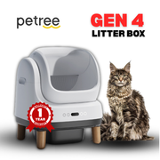 Petree Gen 4 Automatic Cat Litter Box with Weight Sensor