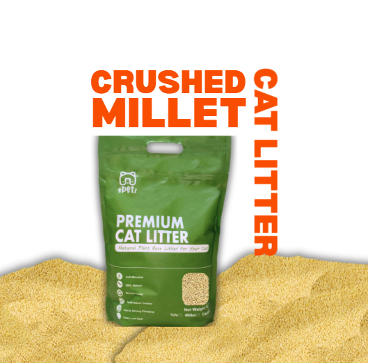 ePetz Crushed Millet Cat Litter