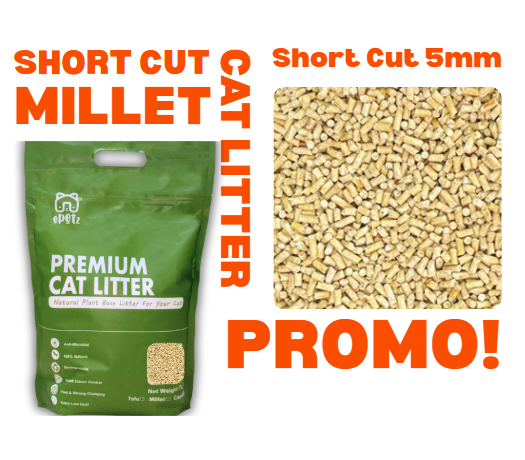 ePetz Crushed Millet Cat Litter