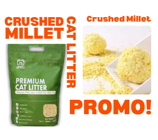 ePetz Crushed Millet Cat Litter