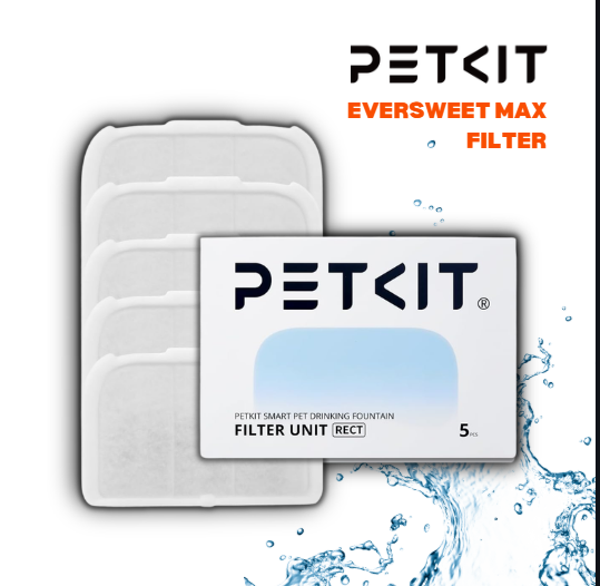 ePetz PETKIT Water Fountain Original Filter For Eversweet Max (5 PCS)