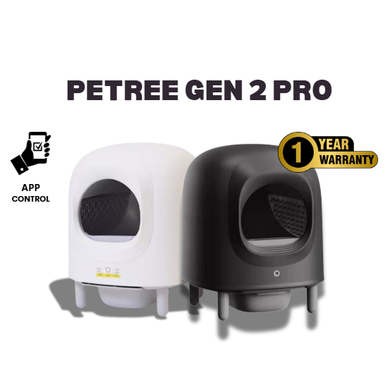 PETREE Gen 2 Pro Automatic Cat Litter Box with APP