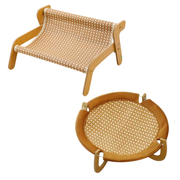 Epetz Rattan Washable Cat Sofa Basket