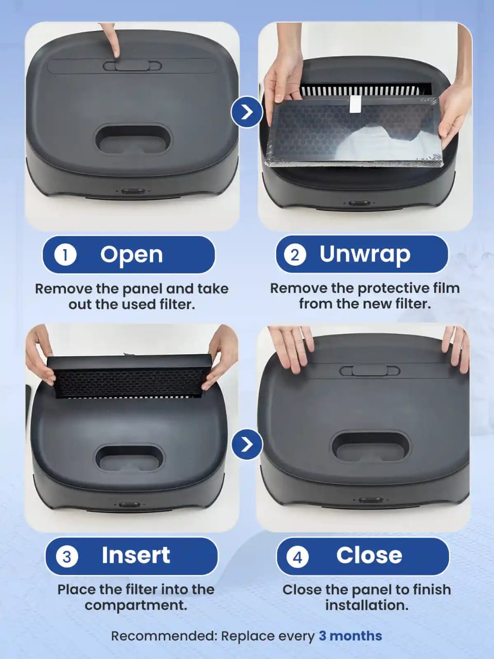 Neakasa AirStep Cat Litter Box