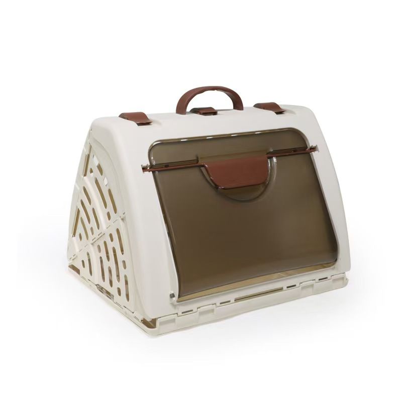 Cat Bag Portable Folding Pet Bag Large Space Breathable Travel Bag Portable Large Space Cat Carrier