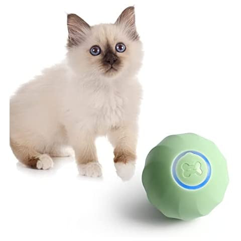 Cheerble USB Charging Bola Mainan Kucing Automatik Automatic Cat Toy Interactive Cat Ball, Rechargeable