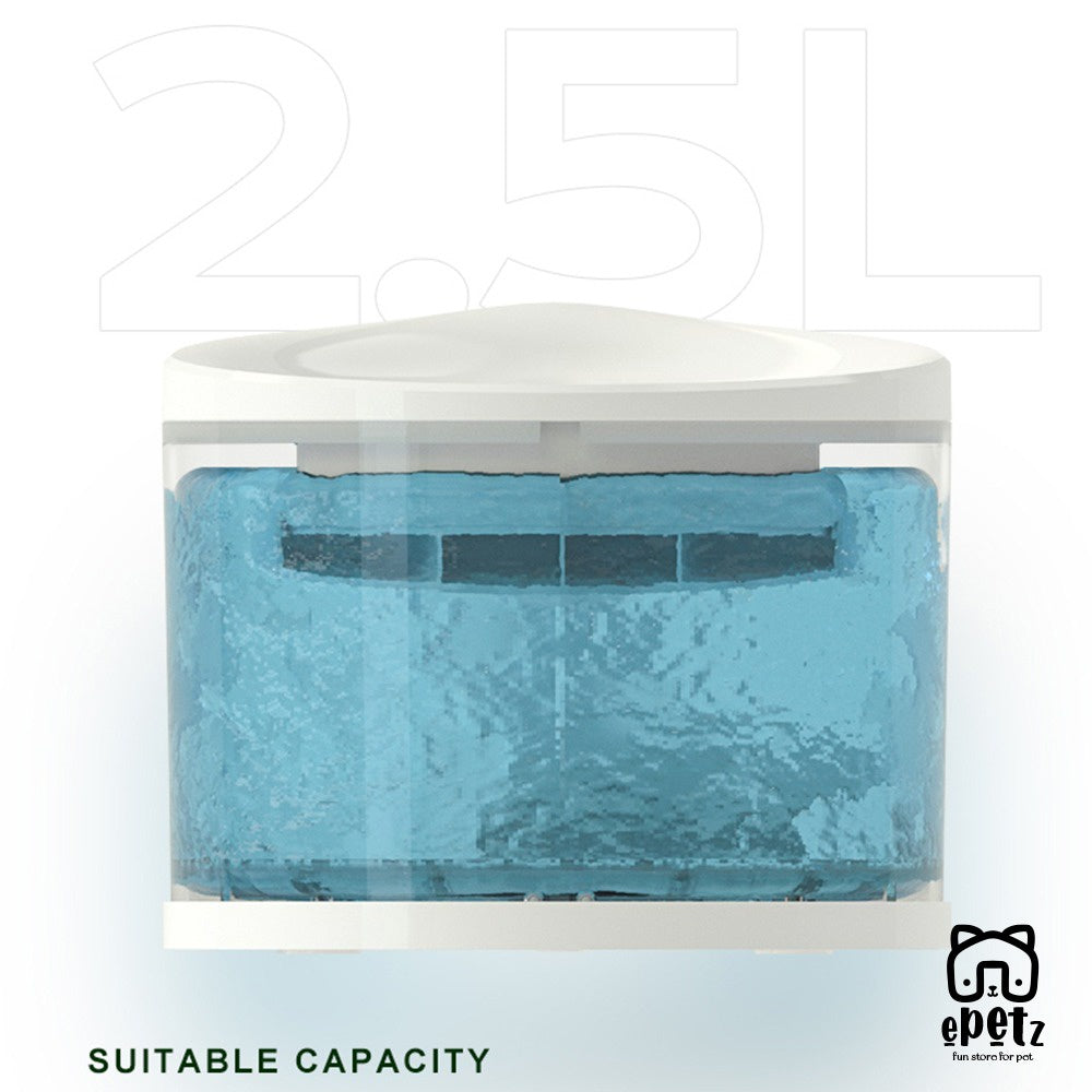 2L WIFI App Control Bekas Minuman Kucing Water Fountain Super Quiet Pet Cat Dog Water Dispenser