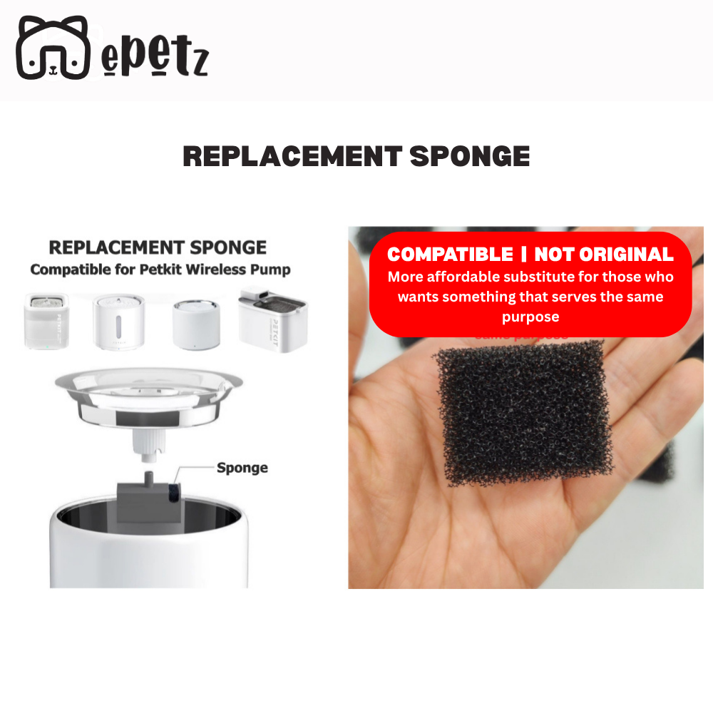 ePetz PETKIT Water Fountain Original Filter For Eversweet Max (5 PCS)