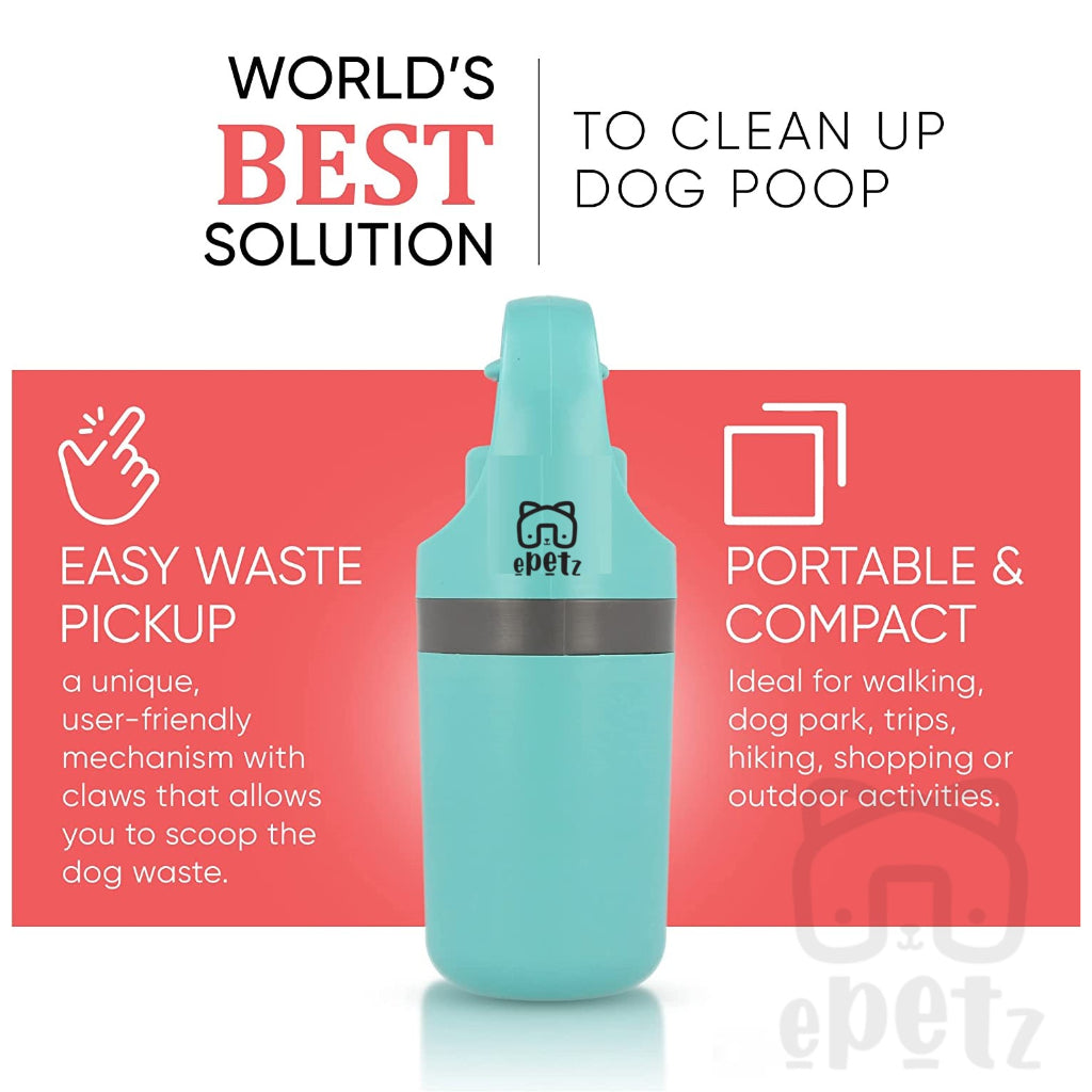 [ Ready Stock ] ePetz Portable POOPER SCOOPER Pet Small Dog Cat Poop Scoop Bag Pick Up Animal Feces Waste Outdoor Clean