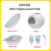PETREE GEN 2 Bekas Tandas Kucing Automatik Automatic Smart Cat Litter Box Cat Toilet Original Spare Parts Accessories