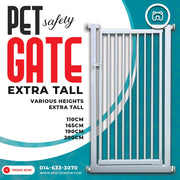 Pet Safety Gate Extra Tall 200cm