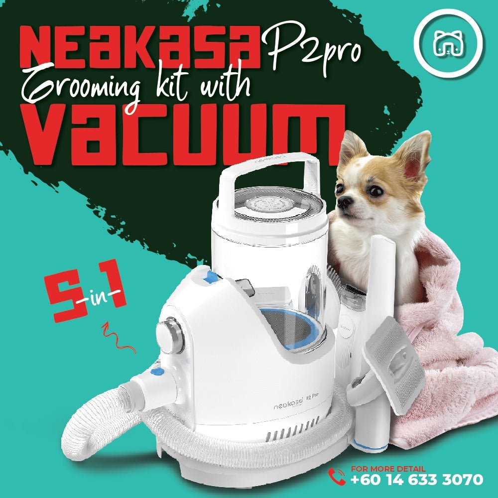 Neakasa P2 Pro Grooming Kit With Vacuum 5-in-1