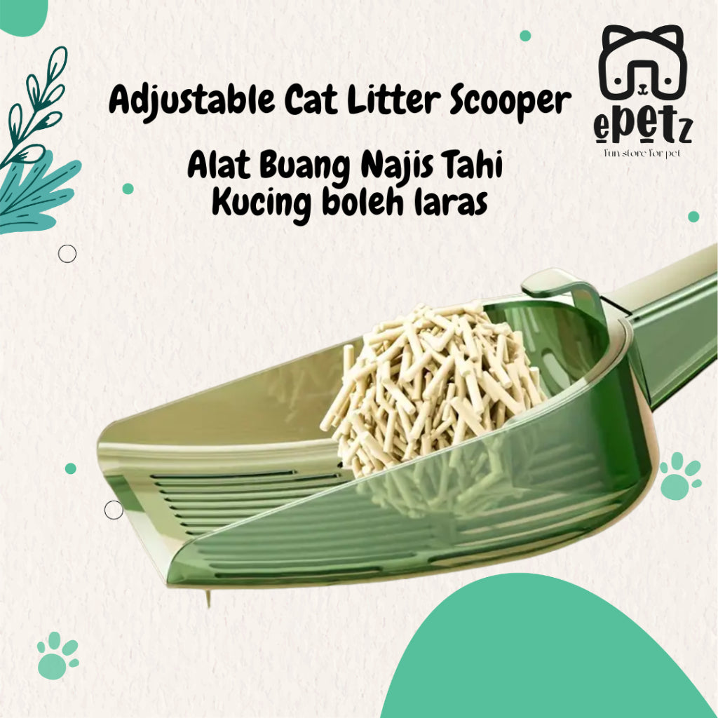 ePetz Cat Dog Pet Litter Scooper Penyodok Buang Tahi Najis Kucing