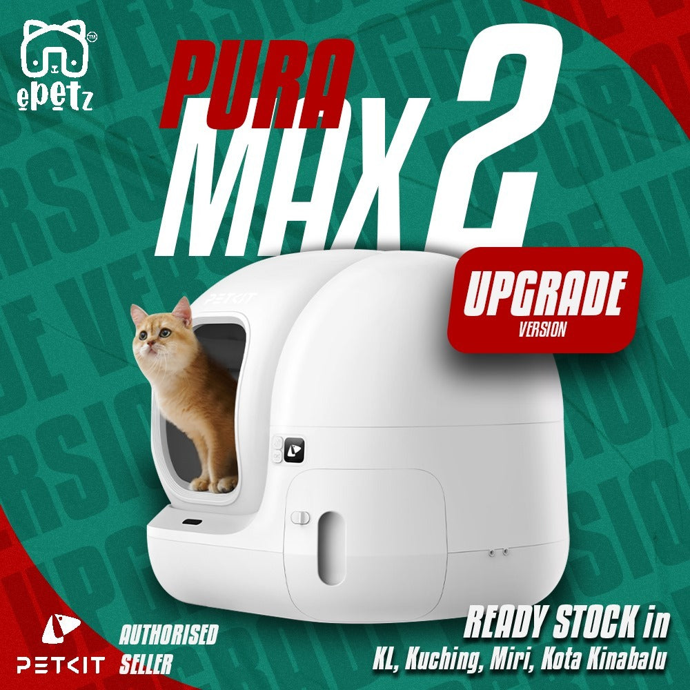 READY STOCK KL/PJ/KK/KCH ePetz PETKIT PURA MAX 2 Bekas Tandas Kucing Automatik Automatic Smart Cat Litter Box Cat Toilet