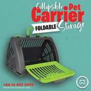 Collapsible Pet Carrier Foldable Storage