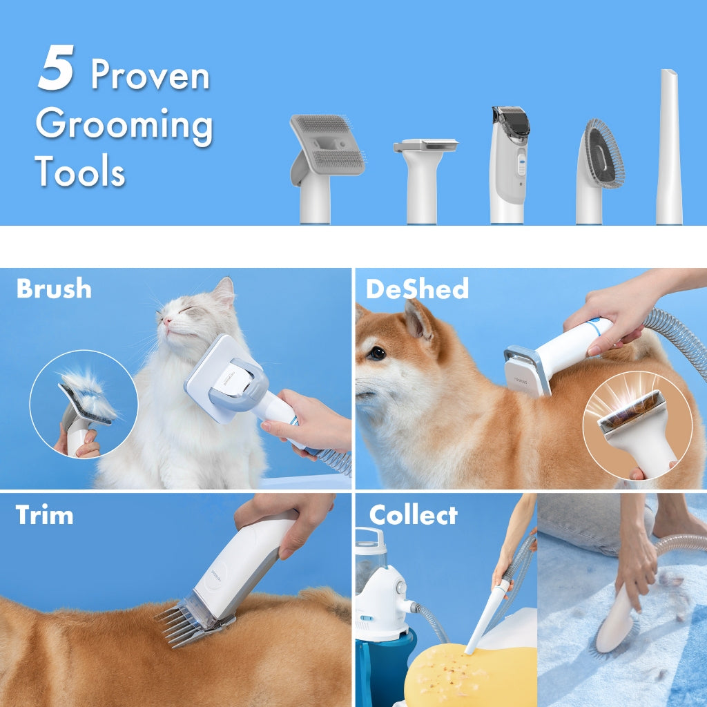 Neakasa P2 Pro Grooming Kit With Vacuum 5-in-1