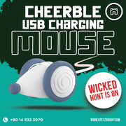 Cheerble USB Charging Mouse Tikus Mainan Kucing Automatik Automatic Cat Toy Interactive Mouse, Rechargeable