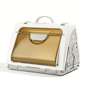 Cat Bag Portable Folding Pet Bag Large Space Breathable Travel Bag Portable Large Space Cat Carrier