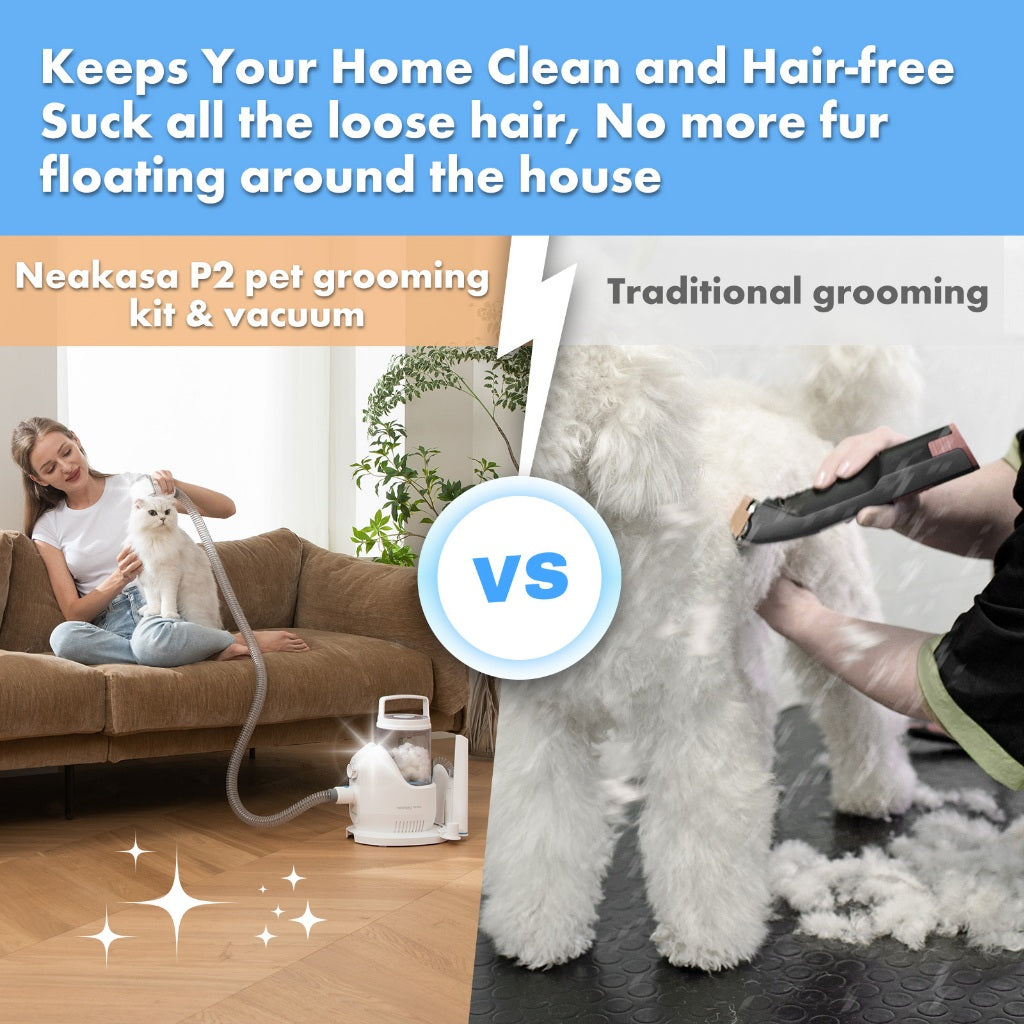 Neakasa P2 Pro Grooming Kit With Vacuum 5-in-1