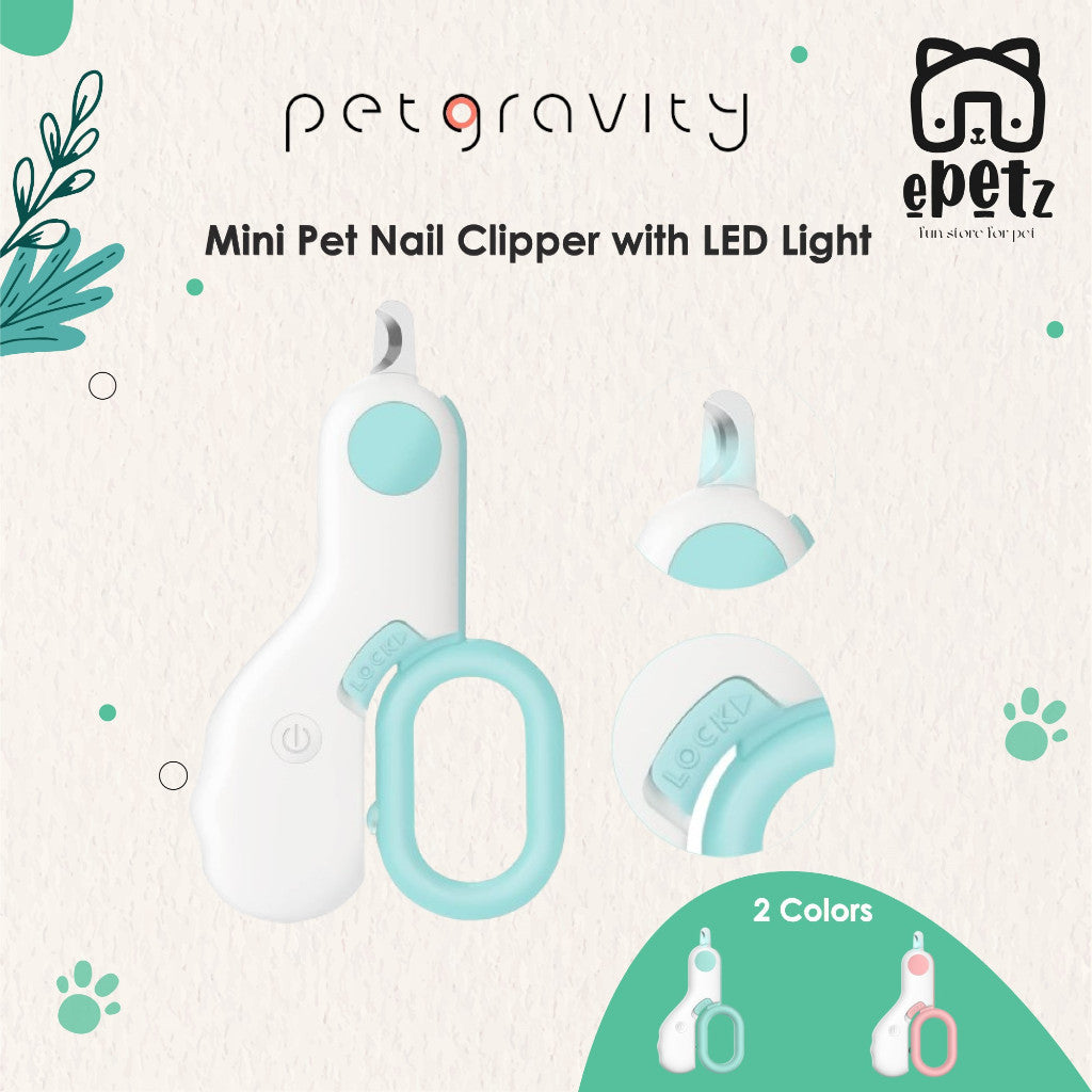 ePetz PETGRAVITY MINI LED Nail Clipper Pet Nail Clipper Pet Grooming Tools