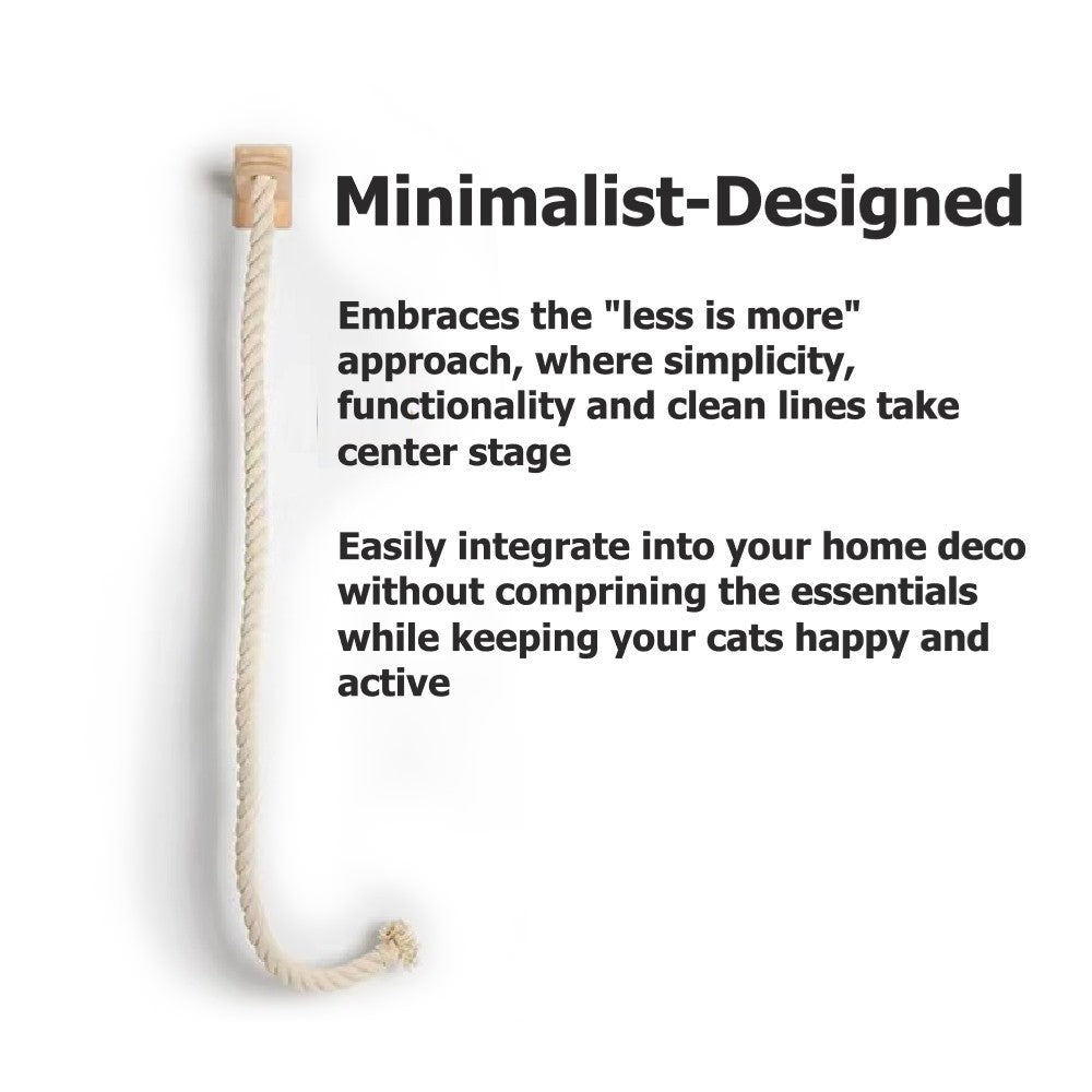 ePetz Premium Solid Wood Cat House Cat Tree Cat Climbing Rope Tiang Cakar Rumah Kucing