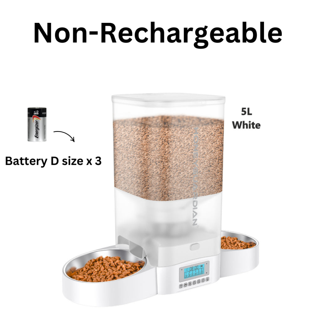 ePetz 4L Timer Mode Bekas Makanan Kucing Automatik Automatic Cat Food Dispenser Pet Feeder Wide Dish For Pets Cat Dog