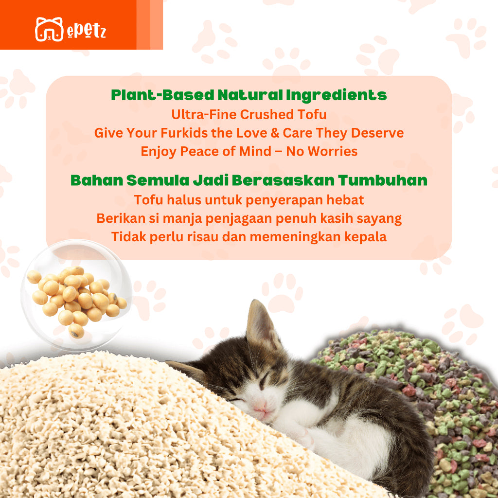 Super Fine Crushed Tofu Litter