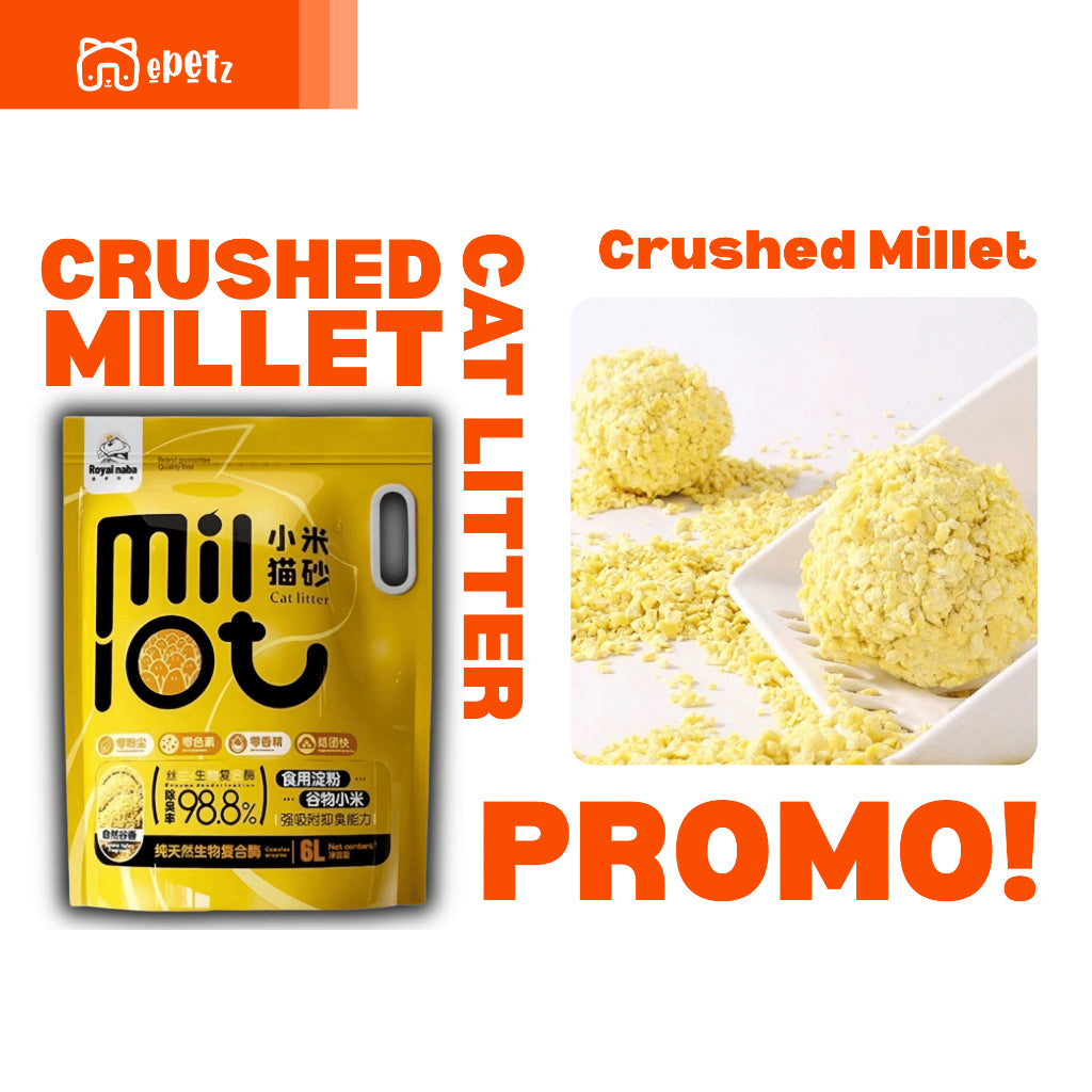 ePetz Crushed Millet Cat Litter